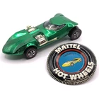 Hot Wheels Redline Twinmill 1968/1969 Green White Int. - Made In U.S.A. W/Button