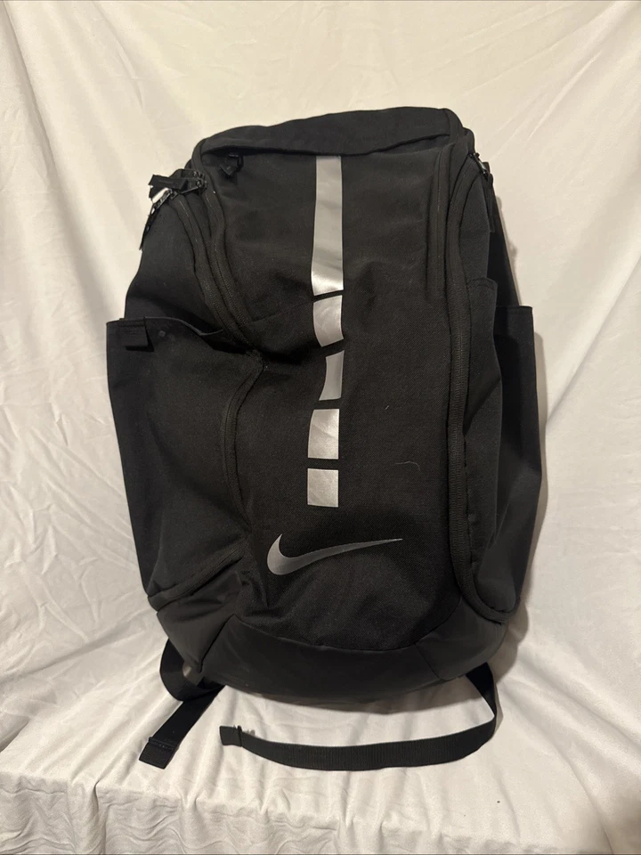 Mochila de baloncesto Nike Elite Pro negra/blanca, talla única, duradera Foto 2 de 4