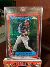 2025 Topps Series 2 Chrome Silver Pack 1990 Green Mojo Ketel Marte T90C 15/99 SP