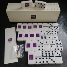 Silk Cut King Size Dominoes / Cribbage Set Boxed 100% COMPLETE VGC - Tobaconalia