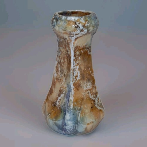 VTG Arabia Finland AAA Vase Ceramic Small Marble Luster Glaze 1928-1932 Marked - Picture 1 of 11