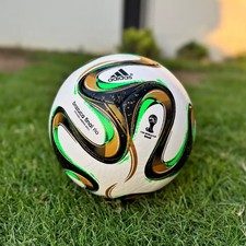Adidas Brazuca Final Rio Official FIFA World Cup Brazil 2014 Soccer Ball Size 5