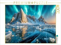 Calvendo Puzzle Northern Lights Crown The Horizon Above The Icebergs | 2000 Piec