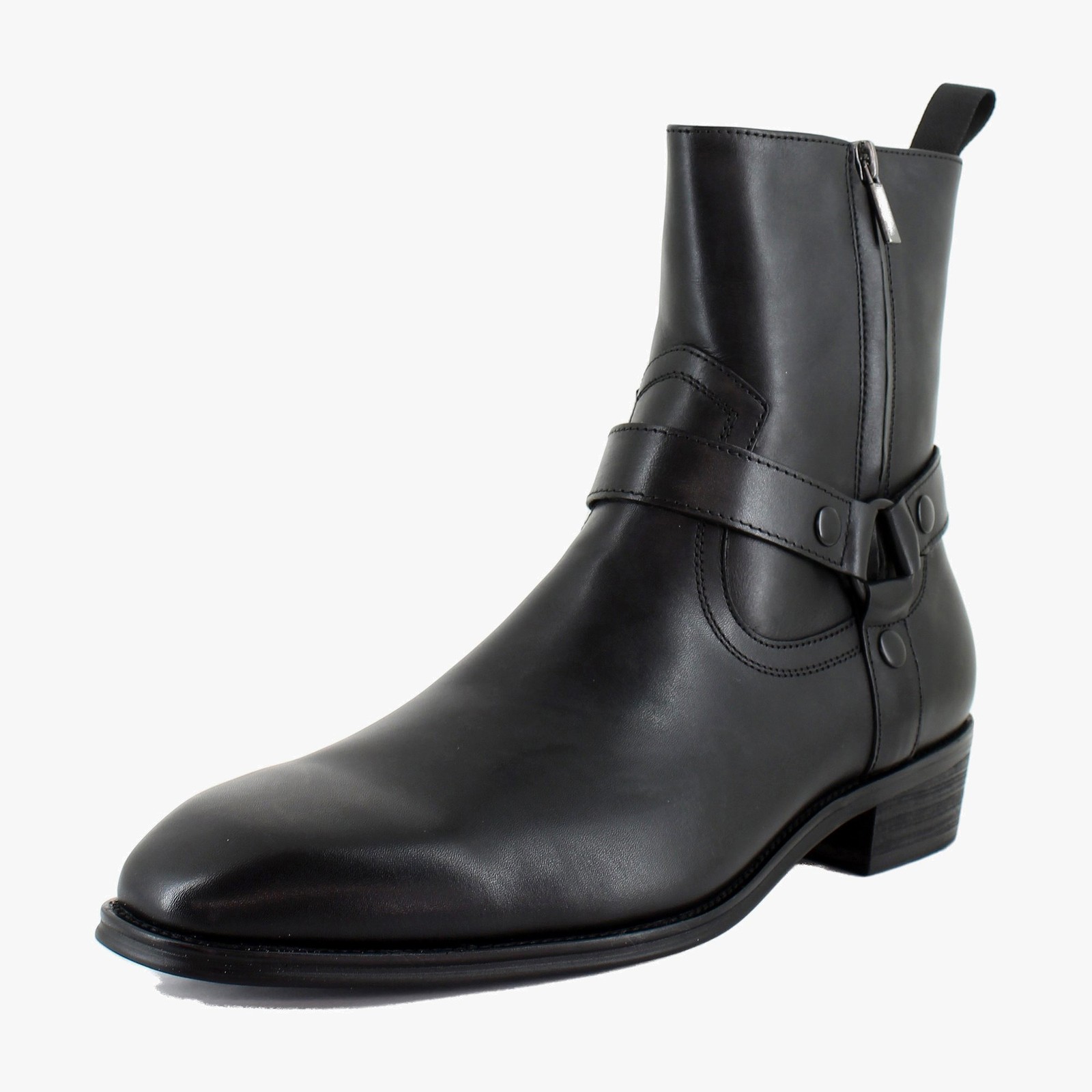 S Boots Black Leather