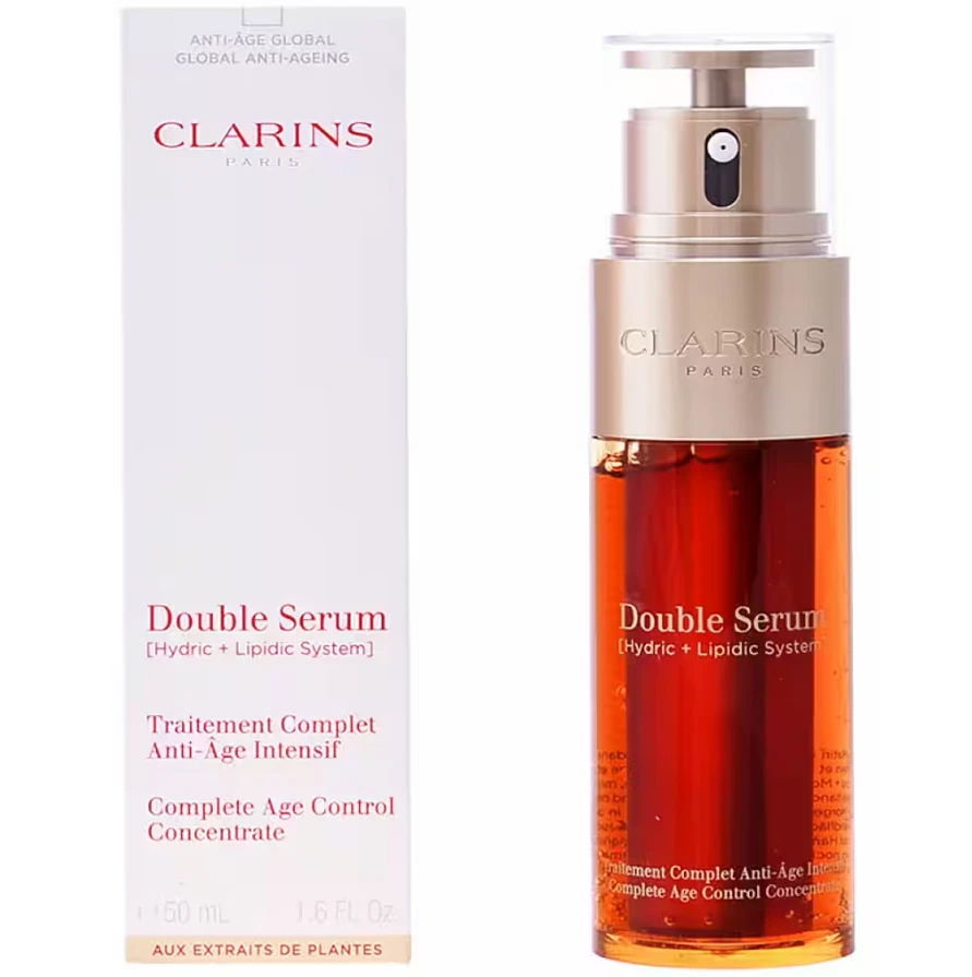 Clarins double sérum traitement complet anti-âge intensif 50ml Neu & Ovp