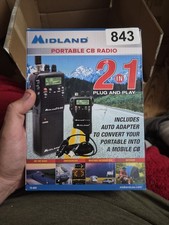 Midland 75-822 40-Channel Hand Held CB Radio with Adapter
