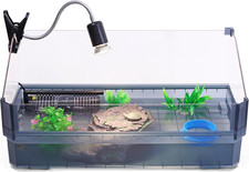 Large Turtle Tank Kit for Aquatic Turtles   Complete Starter Habitat with Filter