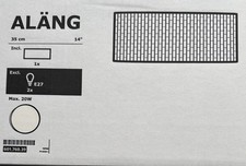 IKEA  Aläng weiß Deckenleuchte Deckenlampe Lampe 35 cm 601.760.39 NEU
