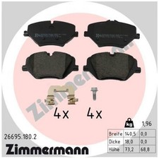 Satz Bremsbeläge Bremsklötze vorne für BMW 1-er F70 2-er U06 5-er G60 | 24172