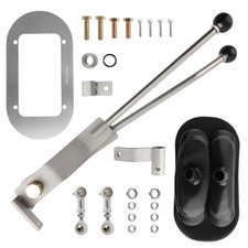 Stainless Twin-stick Shifter Boot For Np-205 Transfer Case Shifter Np205gm8 Stainless Twin-stick Shifter Boot For Np-205 Transfer Case Shifter Np205gm8