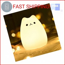 GoLine Cat Lamp, Cute Kitty Night Light, Gifts for Women Teen Girls Baby, Night