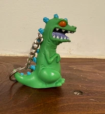 The Rugrats Reptar Pull Back & Go Keychain Basic Fun 1997