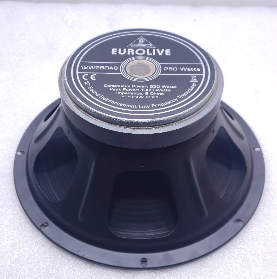 Behringer Eurolive B212D Speaker Woofer Replacement 12W250A8 #99 - Image 2 of 3