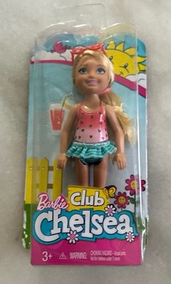 Barbie 2016 Club Chelsea Girl Strawberry Lemonade Doll Watermelon New