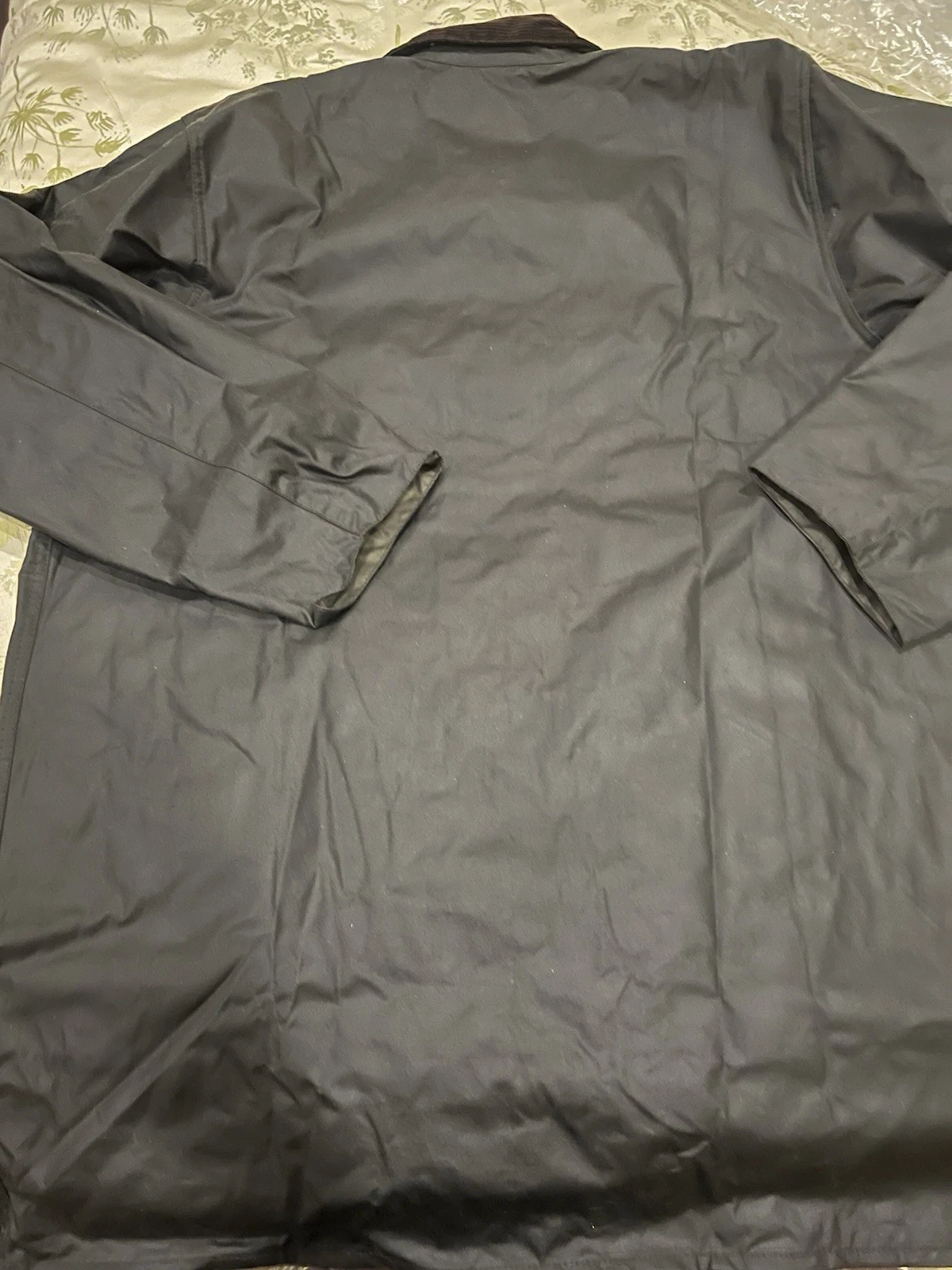 Rare Brand New with tags BARBOUR Men Border Wax Jacket hard to get size 46 Sage - product detail image 9