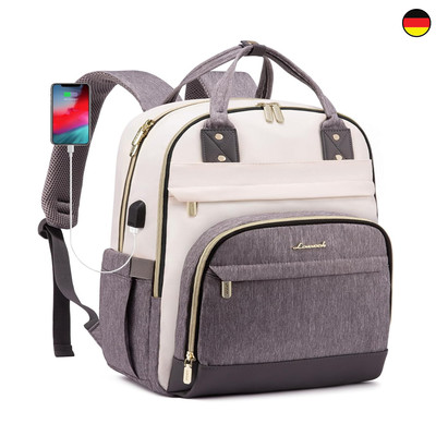 Anti-Diebstahl Laptopfach | 15.6 Zoll Schutz | Schulrucksack Mädchen