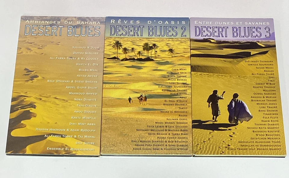 3 x 2 CDs DESERT BLUES 1 + 2 + 3 inkl. Beiheft | guter zustand