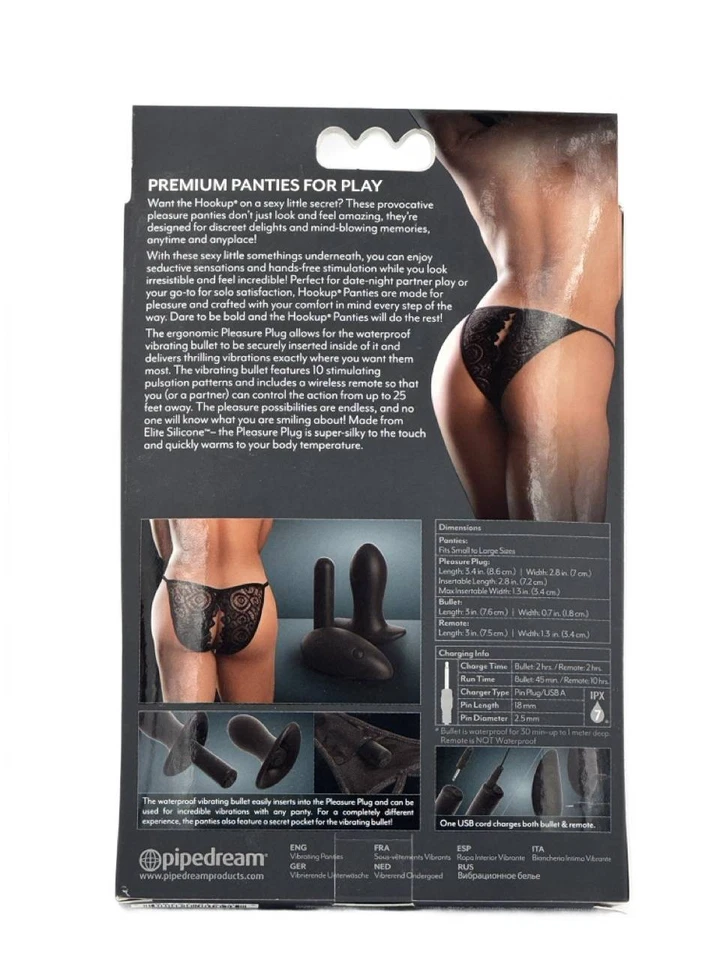 Erotische String mit Vibrator HOOKUP PANTIES - Slip S/L Erotik - Bild 2 von 4