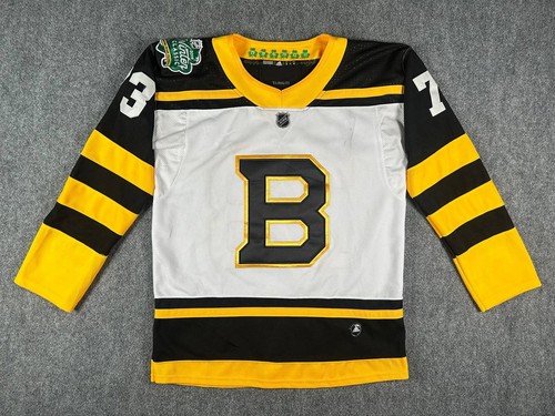 Adidas Boston Bruins 2019 Winter Classic Charlie McAvoy #73 Jersey White 46