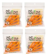 Martini 3 1/4" Step-Up Golf Tees - 4 Pack 20 Tees Orange