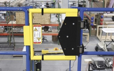 PS INDUSTRIES ASG-1836-PCY Single-Door,24 1/8 in H.,Yellow 55YF38