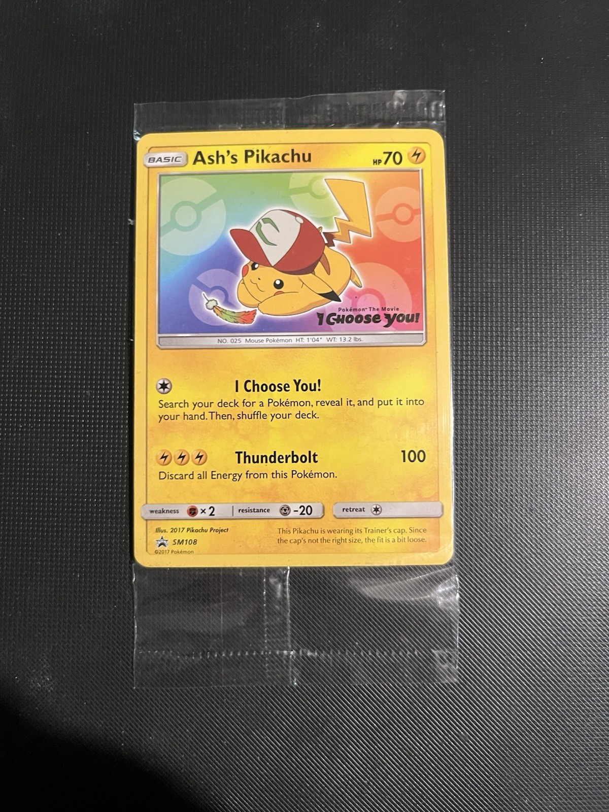 (SEALED) Ash's Pikachu Pokemon Card