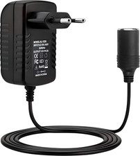 Adattatore Presa Accendisigari 12V 2A, Adattatore Di Alimentazione per Auto, Ada