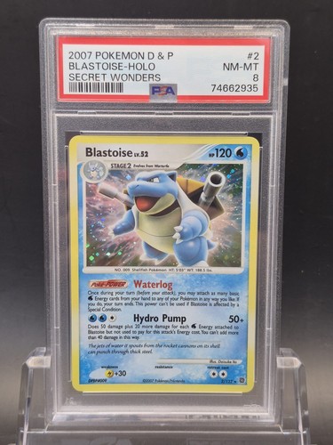 Blastoise graded PSA 8 for sale on eBay