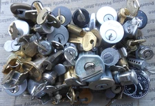 8.7 Lbs mix lot of Locks, cylinders, cam locks, parts, etc...Locksport