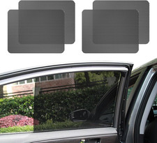 4 PCS Car Side Window Sunshade, 16.5" 15" Static Cling Auto Sunshade Film Blocks