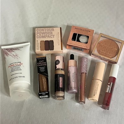 Revolution Concealer, Highlighter, Lip Gloss, Contour & More 10-Piece Makeup Set