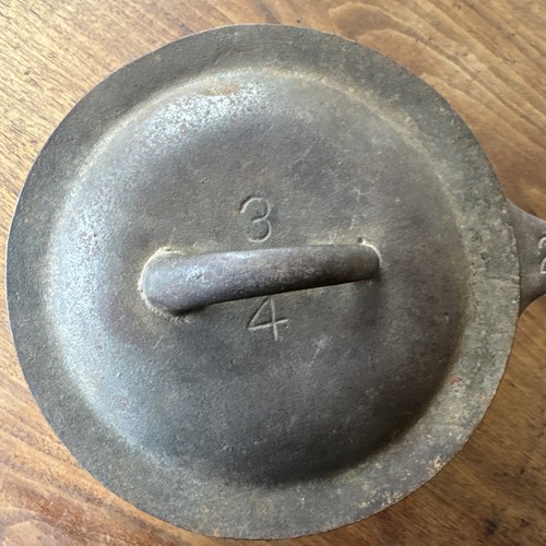 Vintage BSR Red Mountain Cast Iron Sauce Pan Stew Pot w/ Lid 2 Qt Quart - Picture 3 of 16
