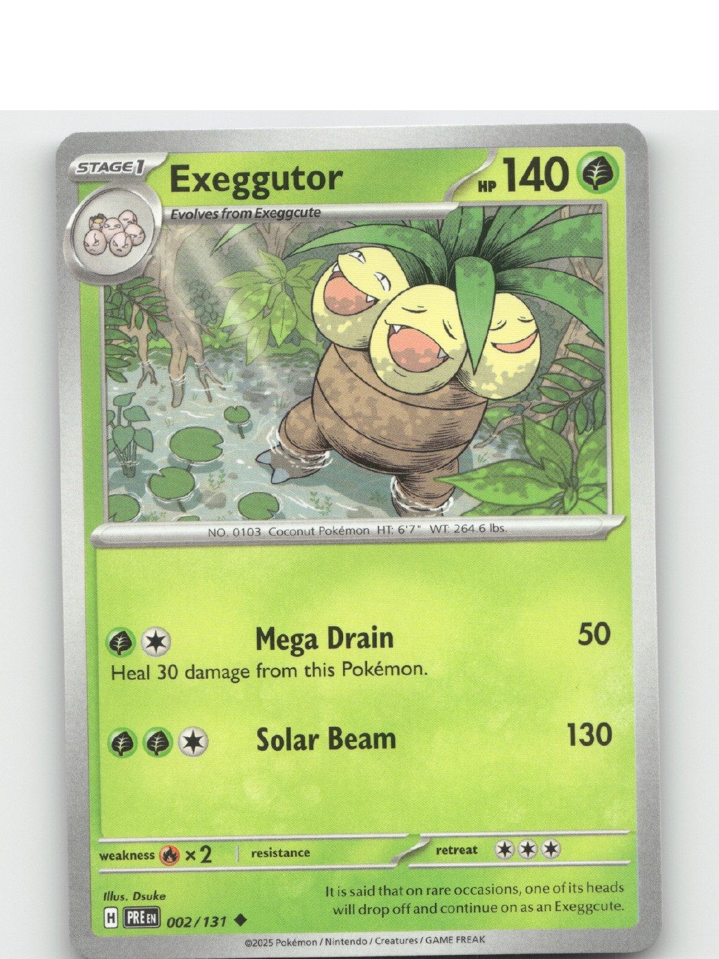 Exeggutor - 002/131 - [PRE] - NM