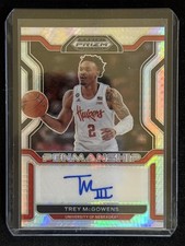 2022 Panini Prizm Draft Picks #CP-TMC Trey McGowens College Penmanship Hyper