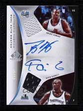 2006-07 SP Game Used Edition 39/50 Dwight Howard Kevin Garnett Auto HOF 9c6