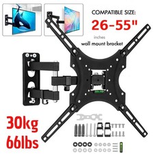 Flexible Adjustable Ultra-Thin TV Wall Mount Bracket for 26"-55" Plasma TV 66lbs