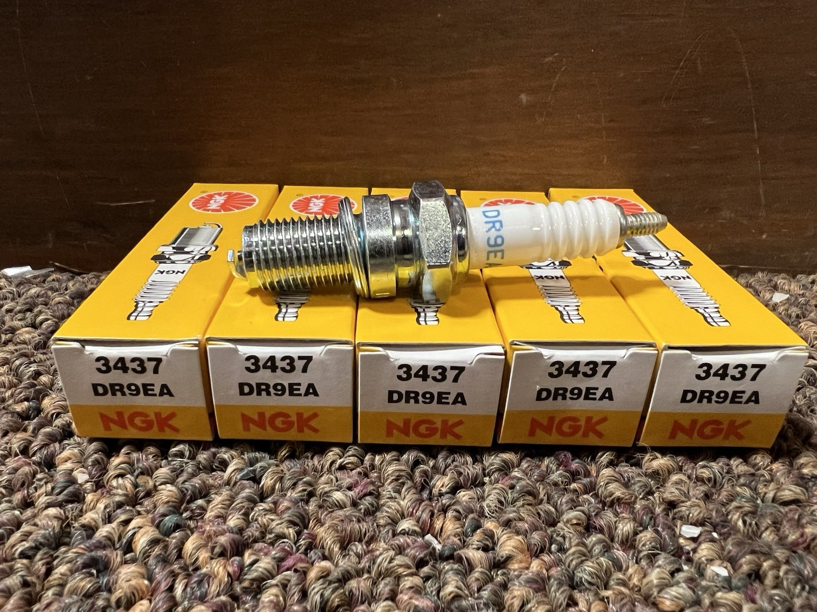 New 5 Pack Genuine NGK 3437 Spark Plug   DR9EA