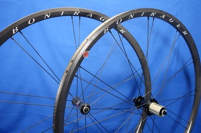 New Bontrager Race XXX Lite Carbon Tubular 700c Wheelset, QR, Rim