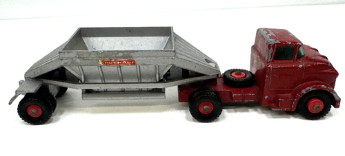 Vintage Matchbox Lesney King Size K-4 Fruehauf Tandem Hopper Semi w/One Trailer - Picture 5 of 13