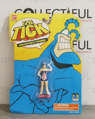 BANDAI - THE TICK - AMERICAN MAID - GOOD DOER - COLLECTIBLE FIGURE - 1994 MOC
