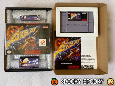 Axelay SNES CIB - NTSC-U/C USA sehr guter Zustand CIB - hochwertige Verpackung - Tracked