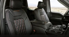 NEW FORD 2015-2020 F150 2017-2022 SUPER DUTY HARLEY BLACK LEATHER SEAT COVERS
