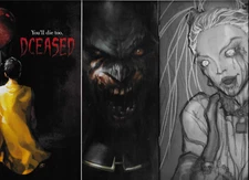 DC DCEASED (2019) #1 Mattina + IT MOVIE HOMAGE + #3 B&W SKETCH VARIANT LOT