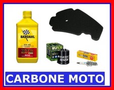 KIT TAGLIANDO PIAGGIO BEVERLY 125 ANNO 2013  OLIO BARDAHL + FILTRI + CANDELA