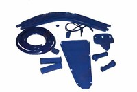 Komplettes Blaues KöRper Gummi Kit Vespa VBB VNB Sprint Super Sportique