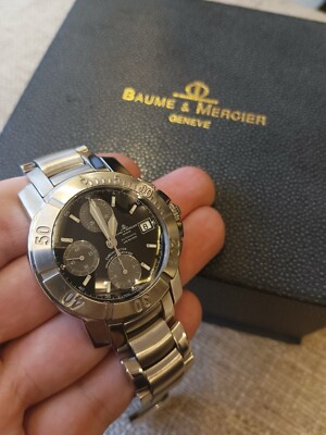   Baumé & Mercier CapelandChronograph Automatic Men's WatchBlack Dial  
