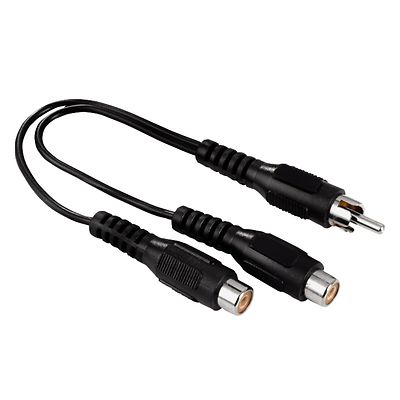 Subwooferadapter Cinch-Stecker - 2 Cinch-Kupplungen 10700 THM