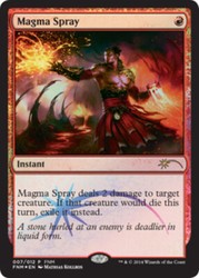 Magma Spray - Foil FNM 2014 Promo