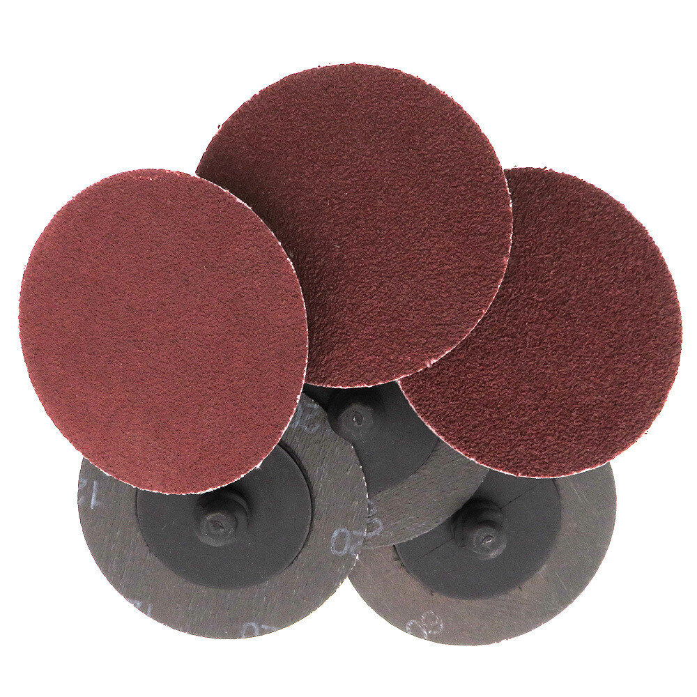 2 Inch Roll Lock 24-240 Grit Quick Change Sanding Grinding Abrasive Discs R-Type