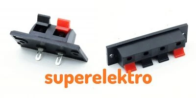 Lautsprecher-Anschlussklemme Anschlussterminal 2-polig 4-polig [AUSWAHL] stereo